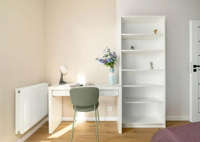 Spacious In With Desks And Parking By Renters Διαμέρισμα Πόζναν